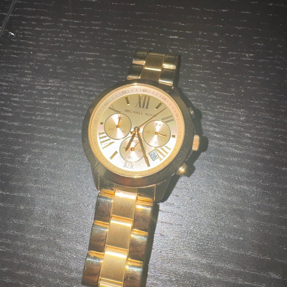 Michael Kors Gold Chronograph Watch